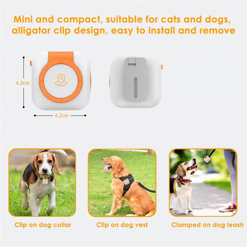 PawPoint Pet GPS Tracker With Health Monitor Collar