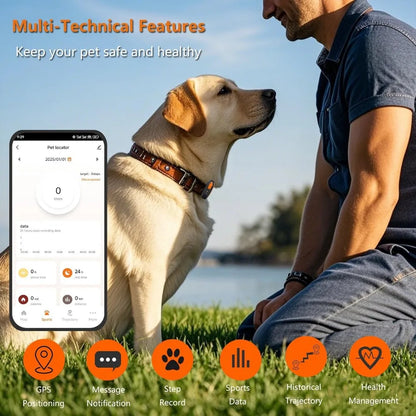 PawPoint Pet GPS Tracker With Health Monitor Collar