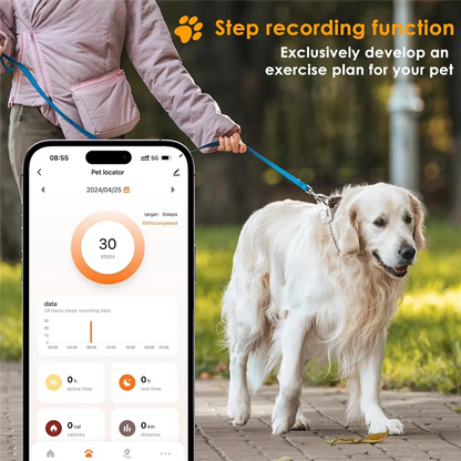 PawPoint Pet GPS Tracker With Health Monitor Collar