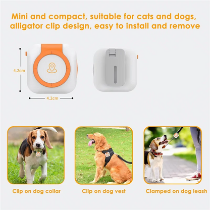 PawPoint Pet GPS Tracker With Health Monitor Collar