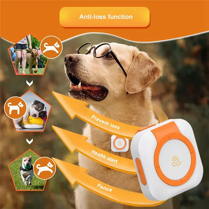 PawPoint Pet GPS Tracker With Health Monitor Collar