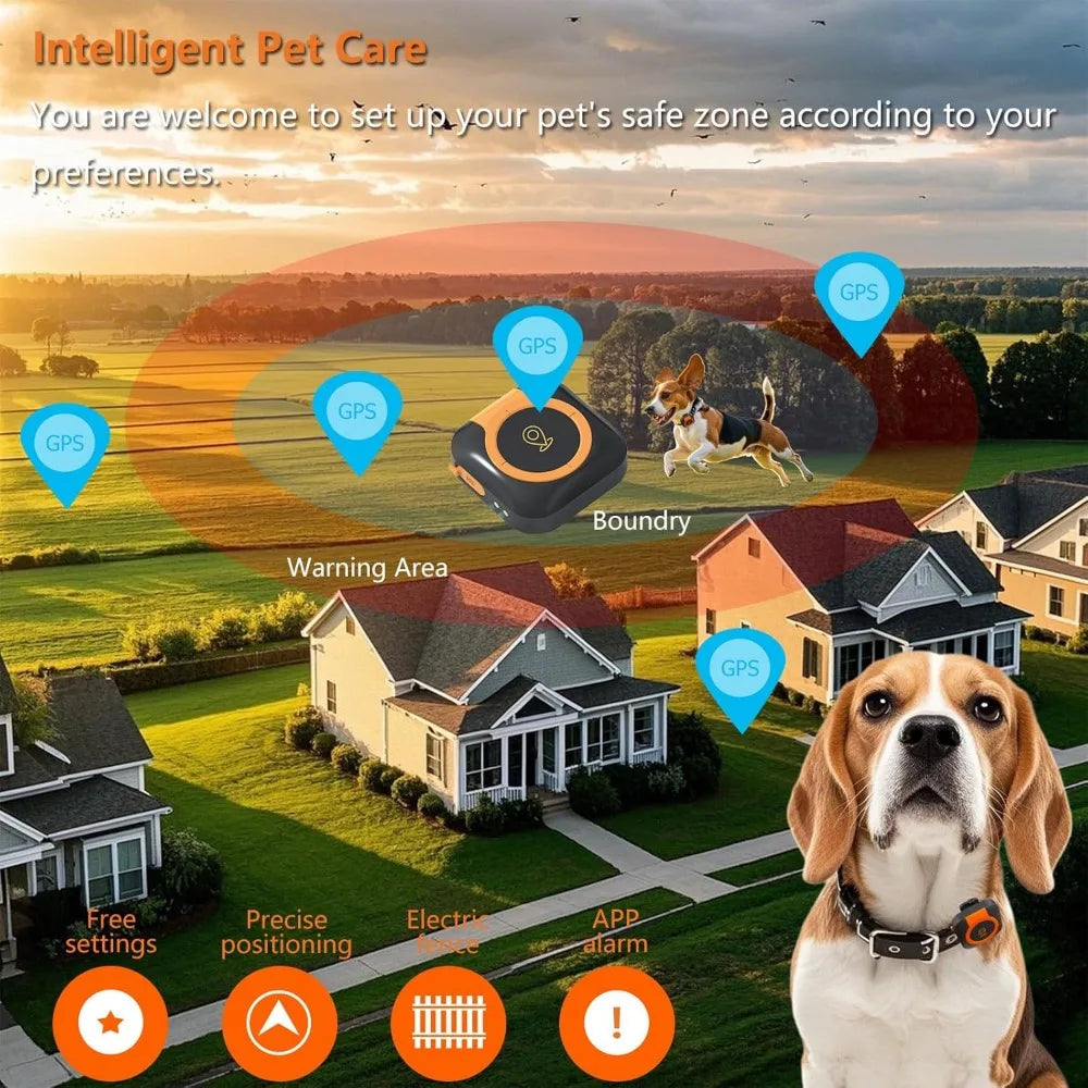 PawPoint Pet GPS Tracker With Health Monitor Collar